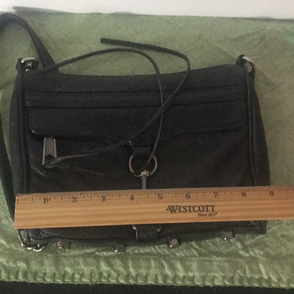 Rebecca Minkoff Black Leather MAC Crossbody Bag - Picture 14 of 16
